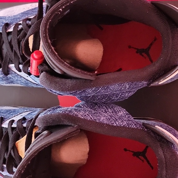 Men's Jordan Retro 6's Denim - Picture 6 of 7